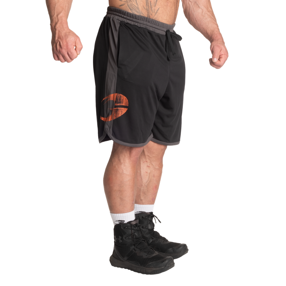 Gasp Mesh Shorts black/grey 9.5”
