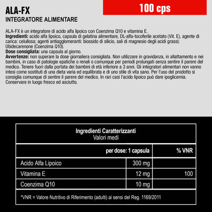 Ala-fx 100 Cpr Anderson Acido alfa lipoico (ALA)