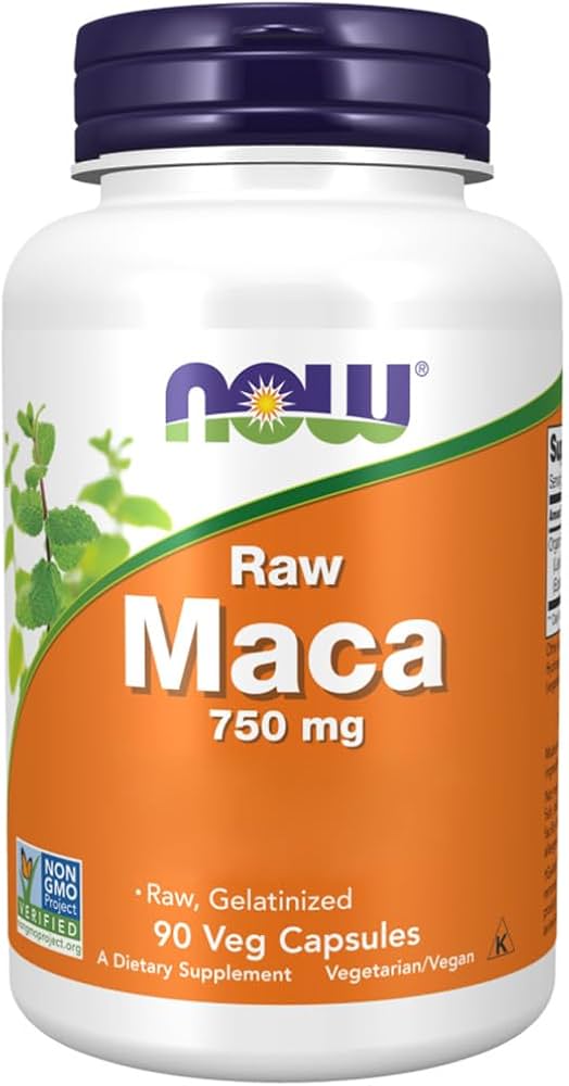 Maca 750mg Raw Now Foods