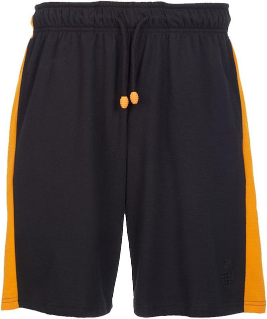 Grenade Sportswear Mens Shorts (Black/Orange) Pantaloncini uomo