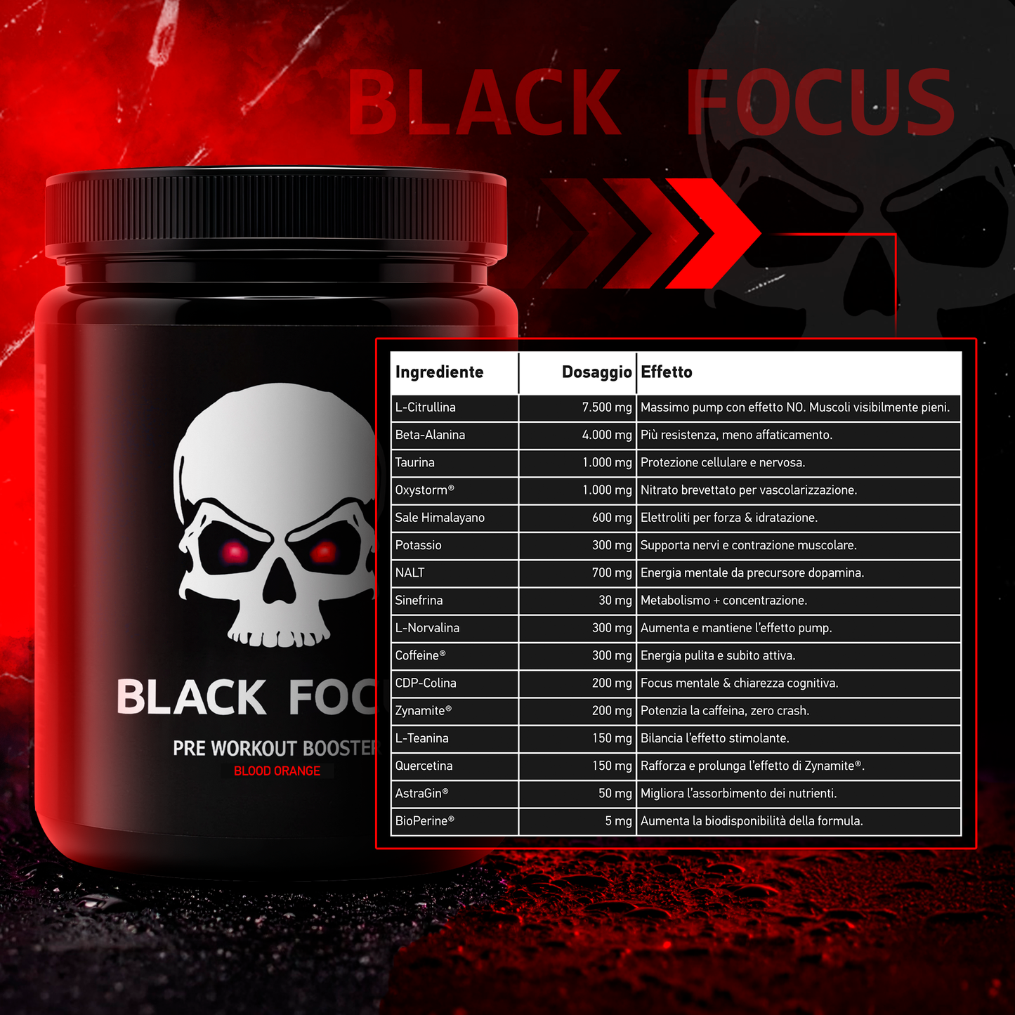 Black focus 3.0 - Pre workout