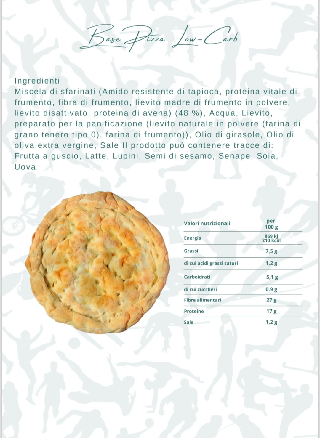 BEWHEAT BASE PIZZA KETO 250GR