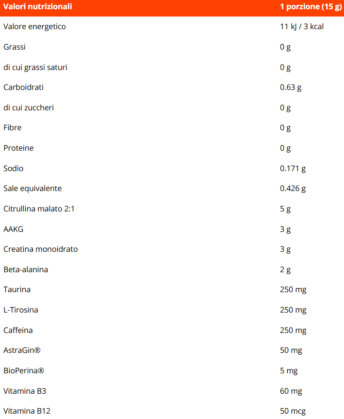 Applied nutrition pump pre workout 375gr