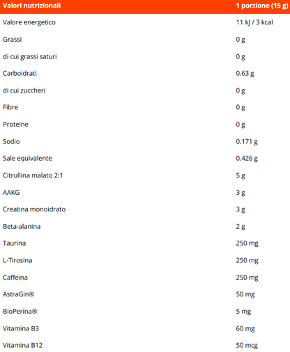 Applied nutrition pump pre workout 375gr