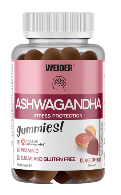 Ashwagandha - 40 Gummies gusto sweet orange