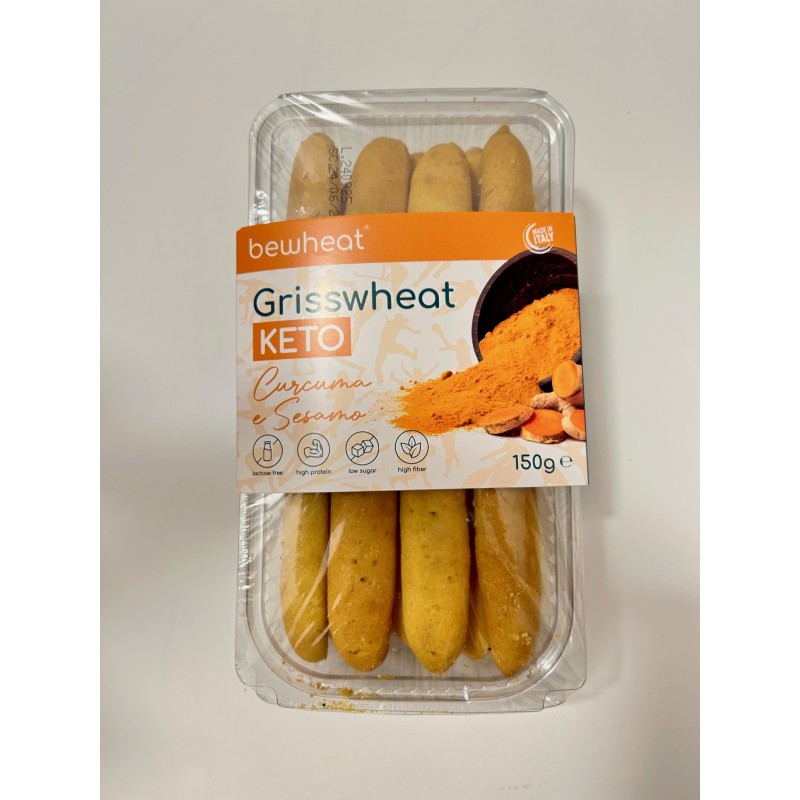 BEWHEAT GRISSWHEAT CURCUMA E SESAMO 150 GR