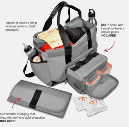 Fitmark Masons Bag - Borsa porta pasti Grigia