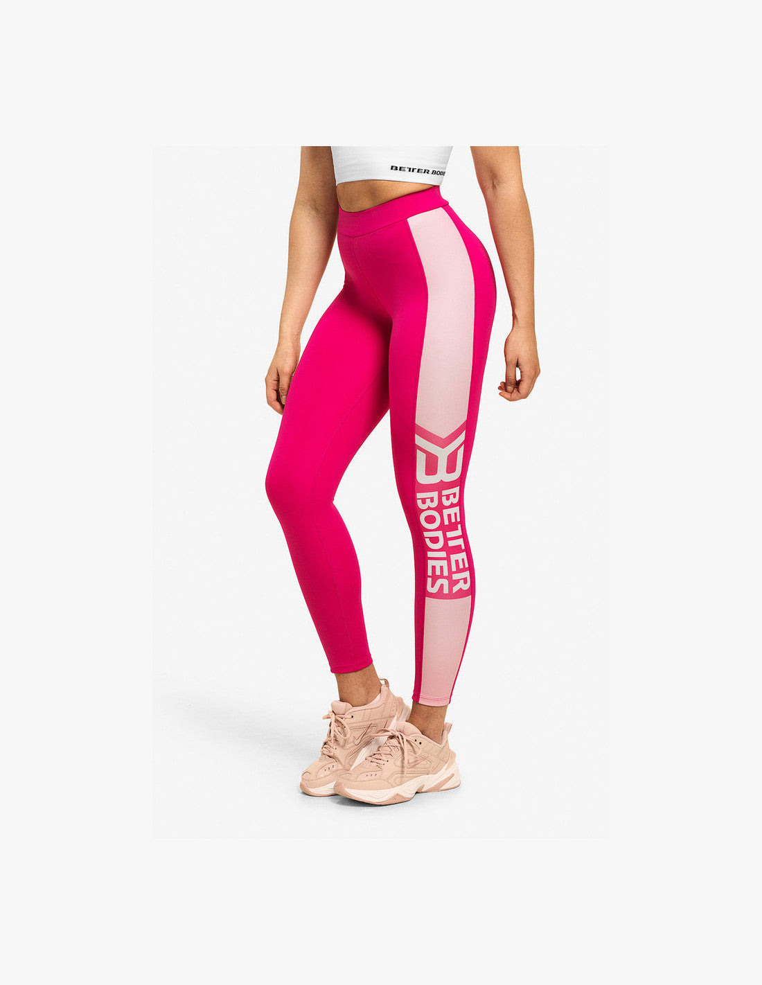 Better Bodies Chrystie High Tights Leggings (Hot Pink)