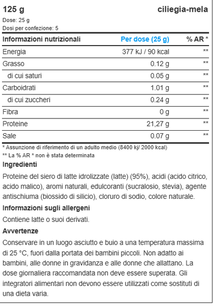 Applied nutrition clear whey protein Hydrolysed whey protein isolate