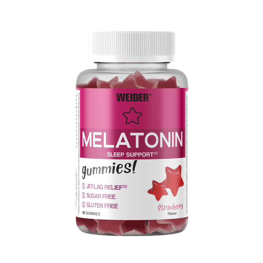 Weider Melatonina Gummies - 60 caramelle gusto Fragola