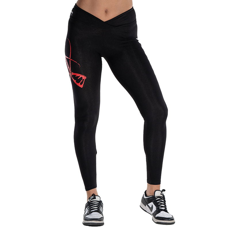 Leggings official donna nero Tsunami