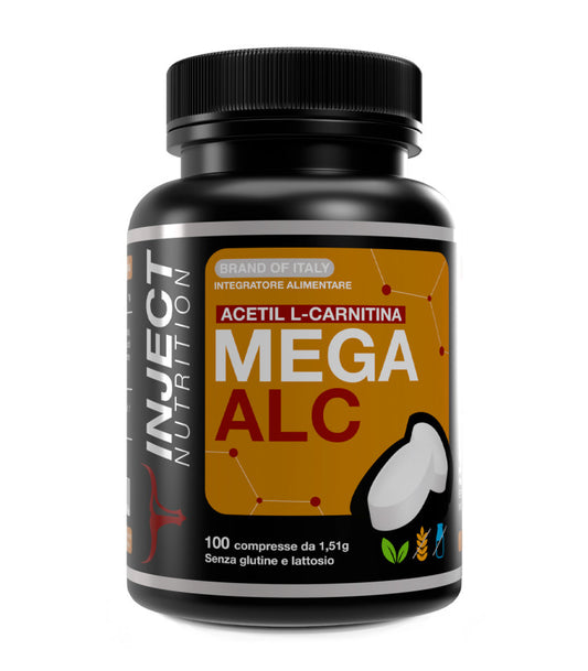 Mega ALC Acetil L-Carnitina (100 Compresse) Inject NUTRITION