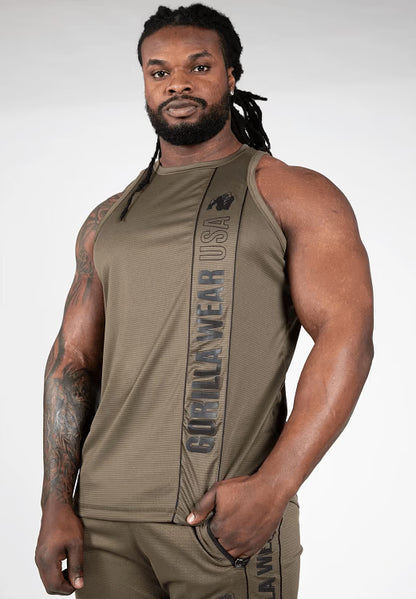Branson Tank Top - Army Green/Black - S Gorilla
