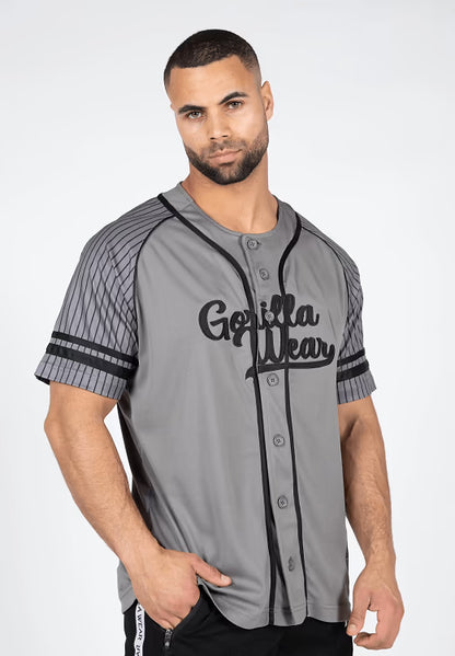 82 Baseball Jersey - Gray - Gorilla Wear