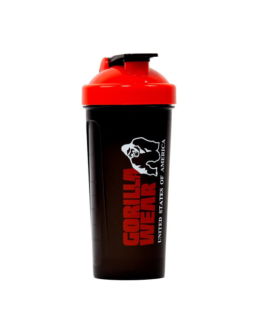 Shaker XXL 1000ML - Black/Red Gorilla Wear